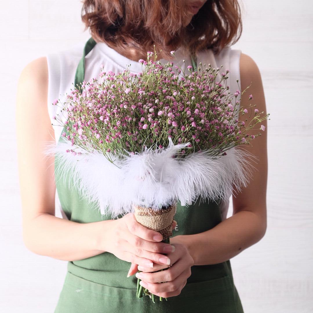 ช่อ ม่วง-ฟ้า สดใส ดอกไม้หลัก คาร์เนชั่น อื่นๆ — ผลงานร้านดอกไม้ Sweetflower by Issaree
