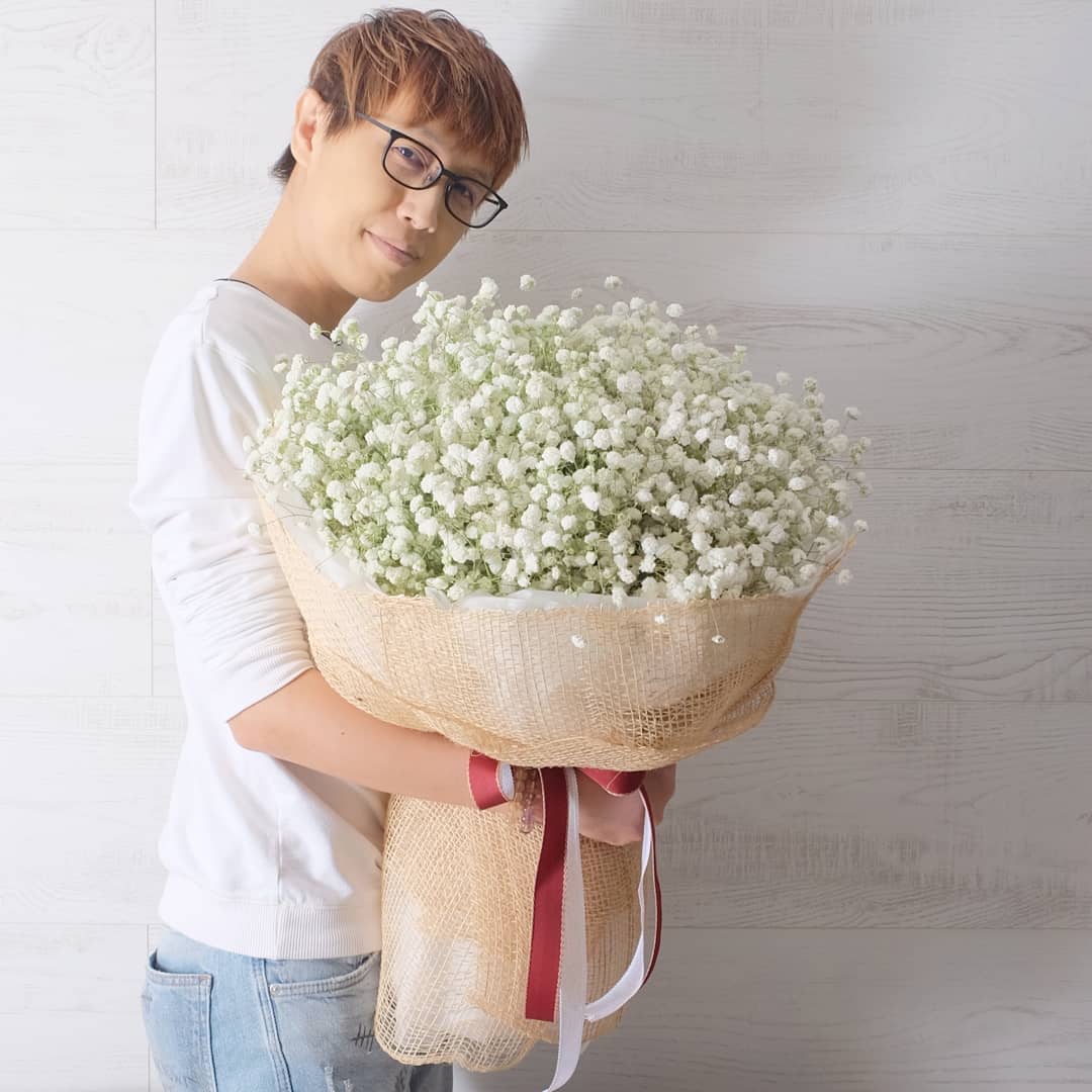 ช่อ ขาว-เขียว หวาน ดอกไม้หลัก เบบี้บรีธ/ยิปโซ — ผลงานร้านดอกไม้ Sweetflower by Issaree